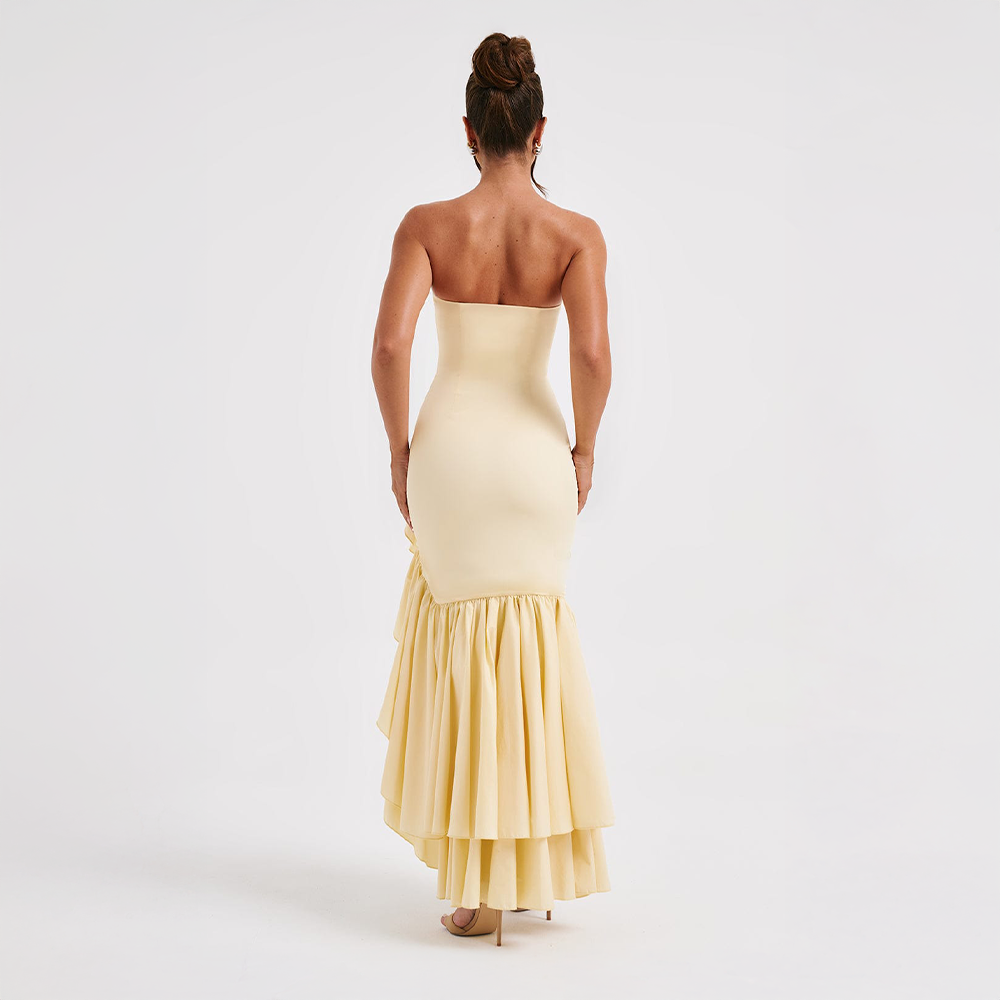 Léna™ | Ruffled Strapless Dress