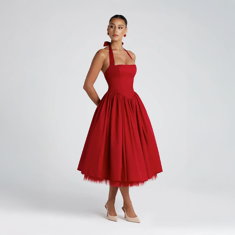 Monétine™ | Midi Corset Dress