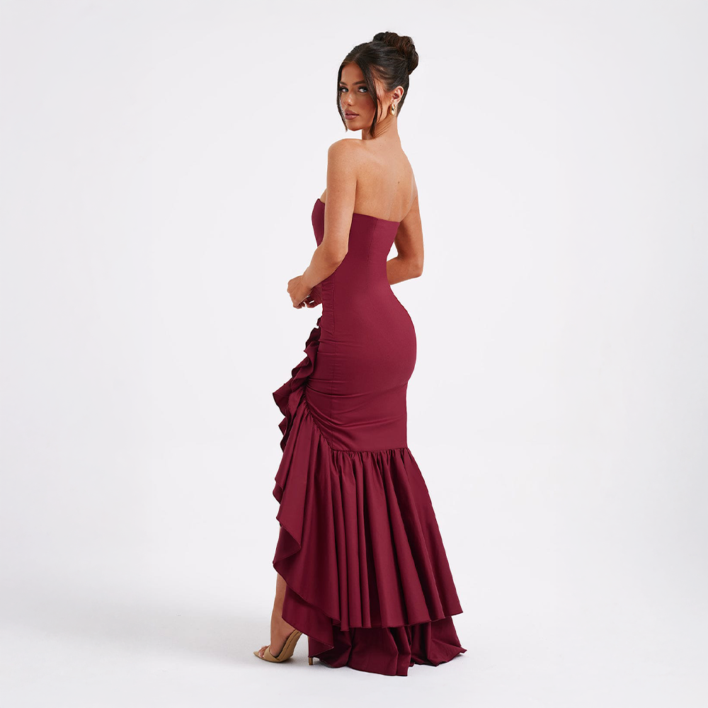 Léna™ | Ruffled Strapless Dress