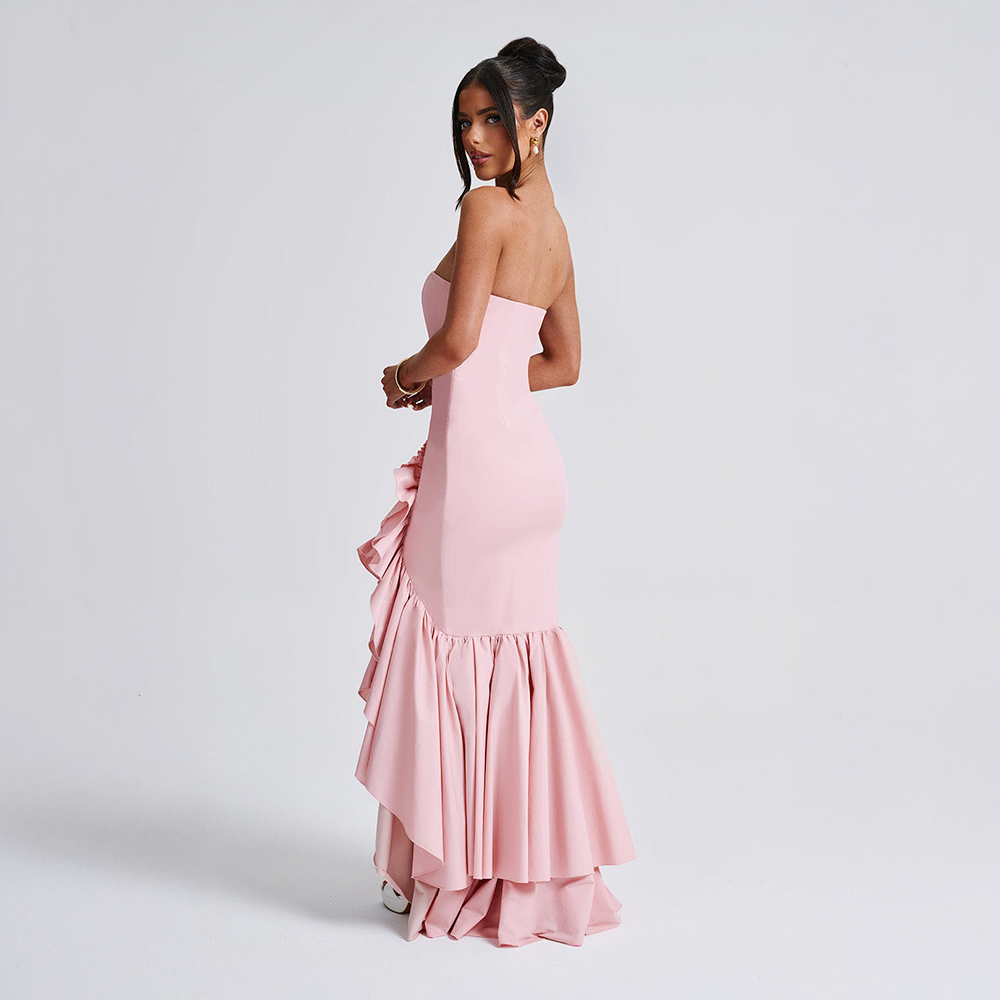 Léna™ | Ruffled Strapless Dress