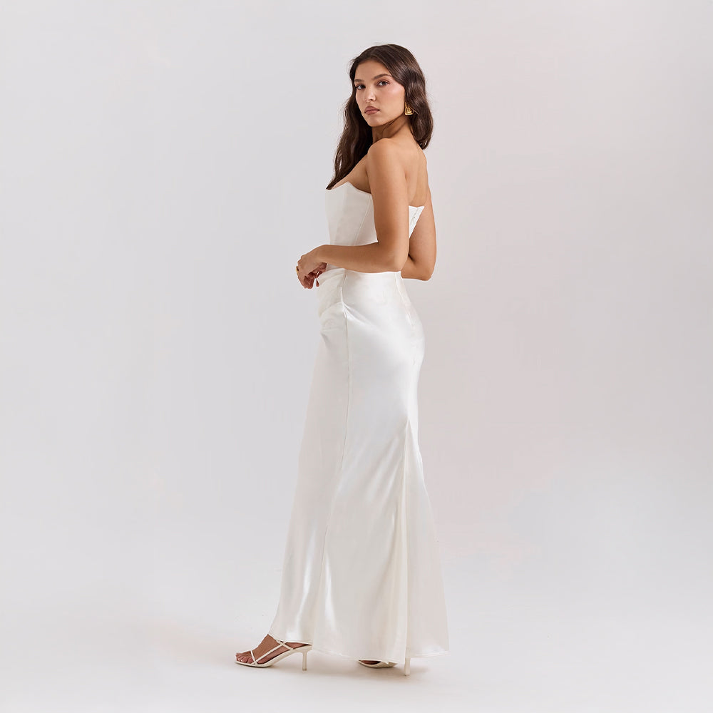 Elena™ | Satin Evening Dress