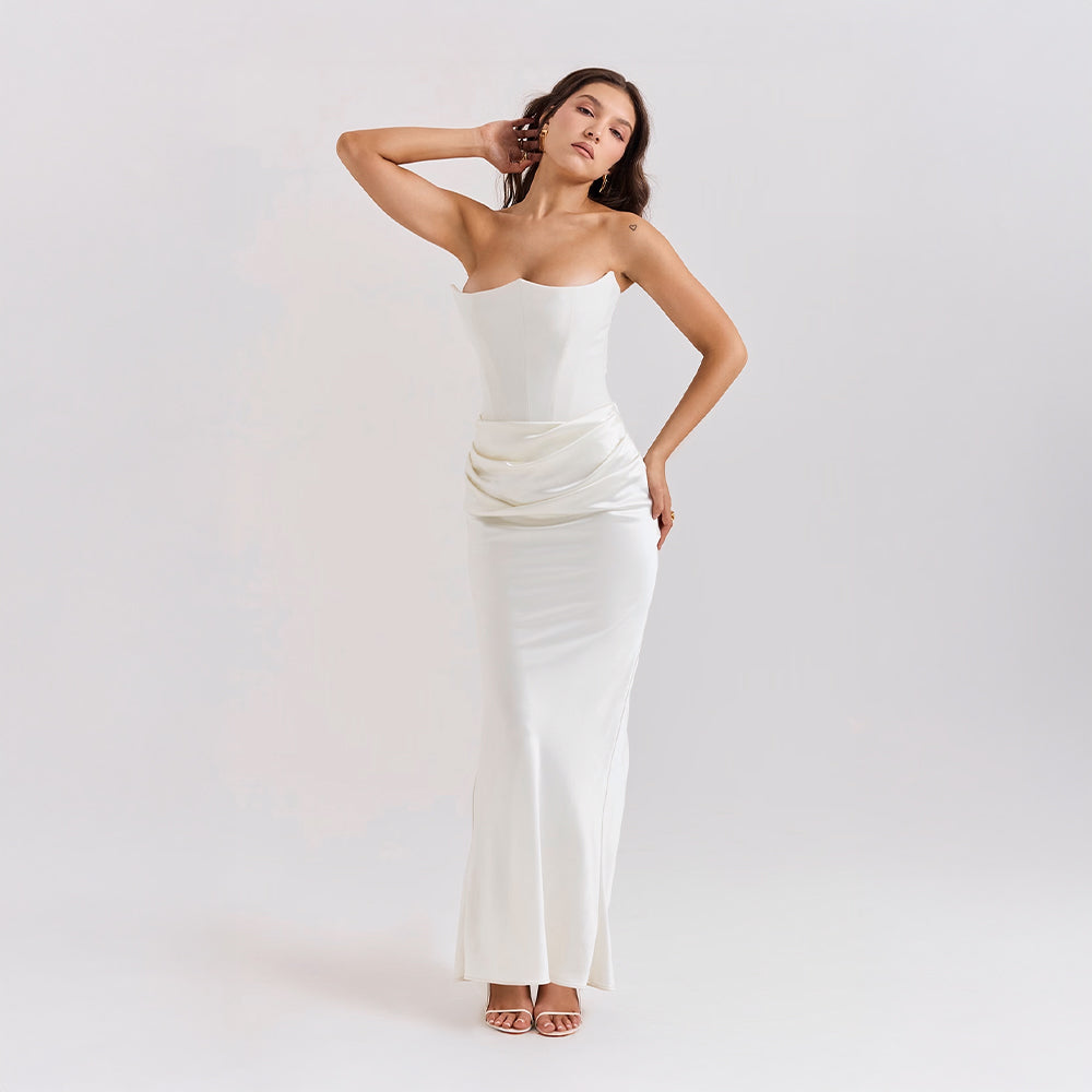 Elena™ | Satin Evening Dress