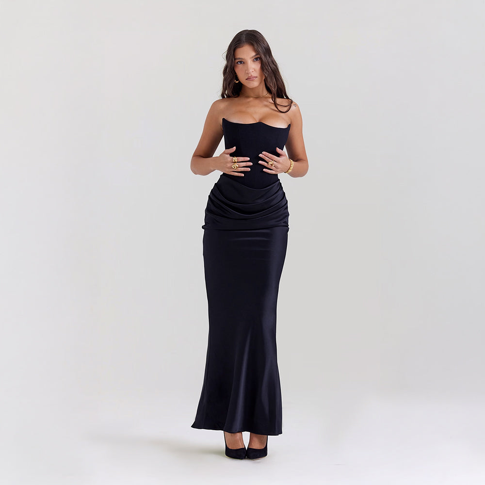 Elena™ | Satin Evening Dress