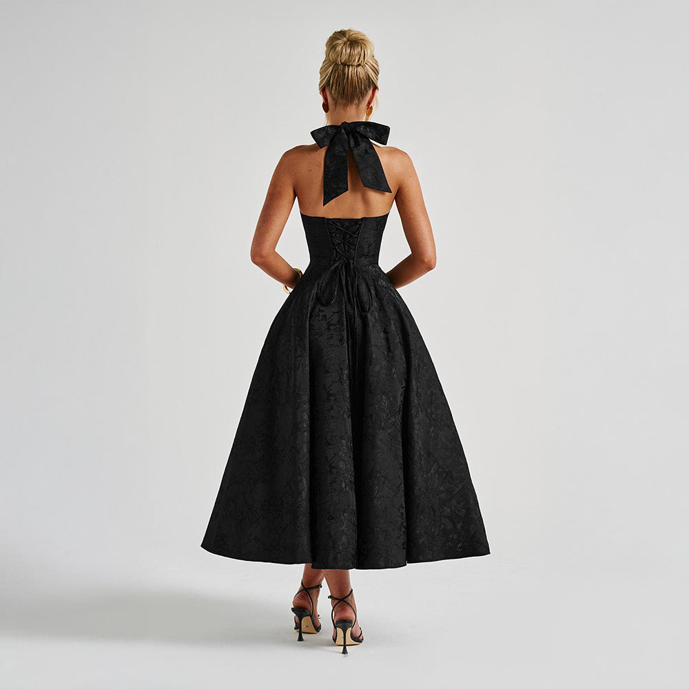 Evelyne™ | Romantic Jacquard Dress